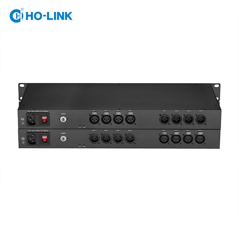 Bộ chuyển đổi audio sang quang 4 kênh 2 chiều chuẩn XLR HO-LINK