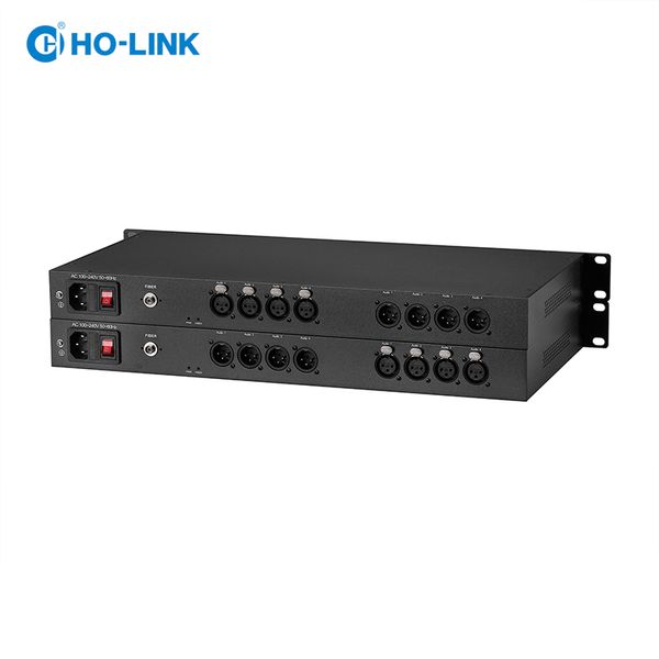  Bộ chuyển đổi audio sang quang 4 kênh 2 chiều chuẩn XLR HO-LINK 