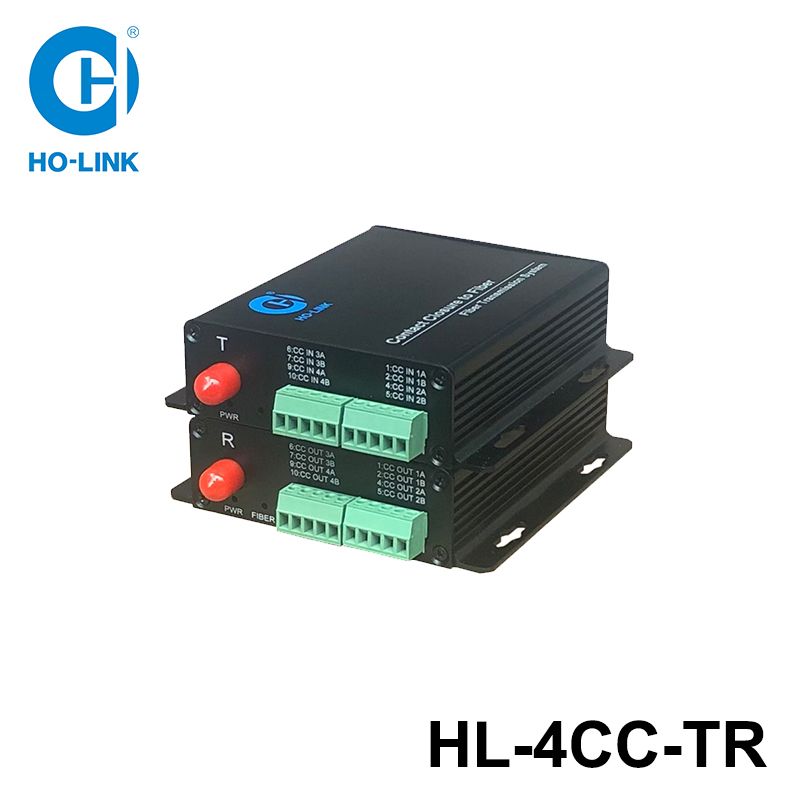 Bộ chuyển đổi tiếp điểm đóng qua quang HO-LINK HL-4CC-TR