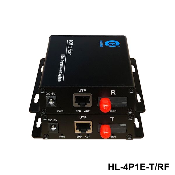  HL-4P1E-TRF bộ chuyển đổi quang thoại 4 kênh kèm cổng mạng HO-LINK 