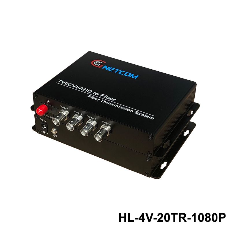 Bộ chuyển đổi video sang quang 4 kênh GNETCOM