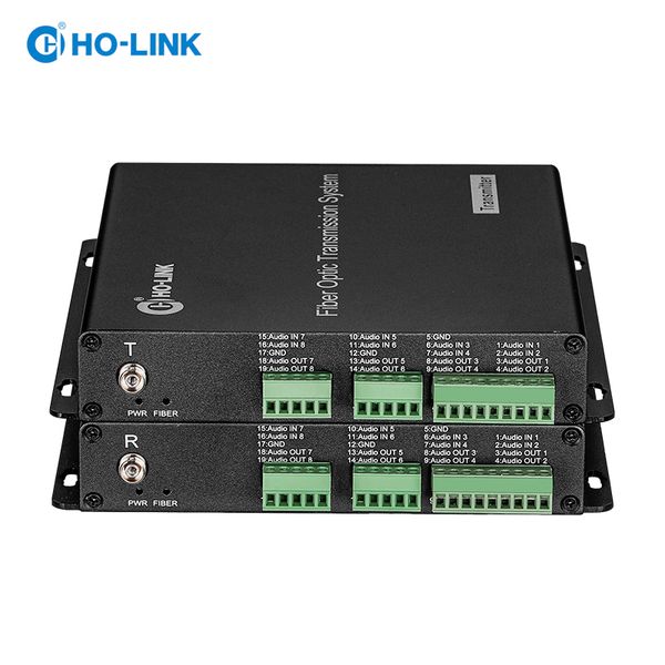  Bộ chuyển đổi audio sang quang 8 kênh phoenix terminal  2 chiều HO-LINK HL-808TA-TR 