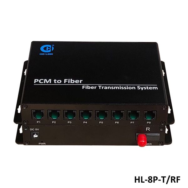  HL-8P-TRF bộ chuyển đổi quang thoại 8 kênh HO-LINK 