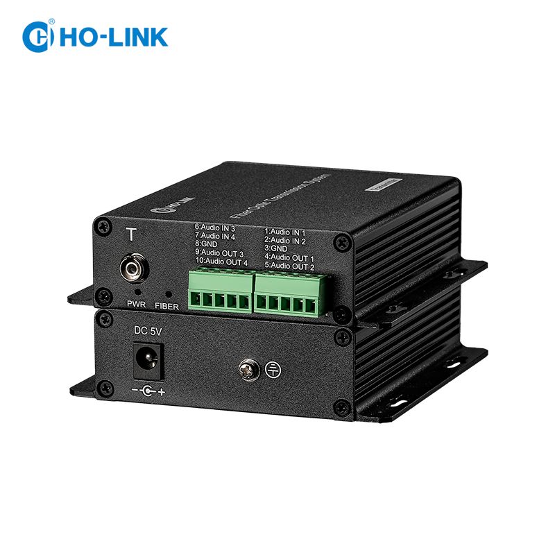 Bộ chuyển đổi audio sang quang 8 kênh phoenix terminal  HO-LINK HL-8TA-TR