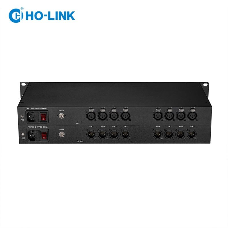 Bộ chuyển đổi audio sang quang 8 kênh XLR HO-LINK HL-8XA-T/R