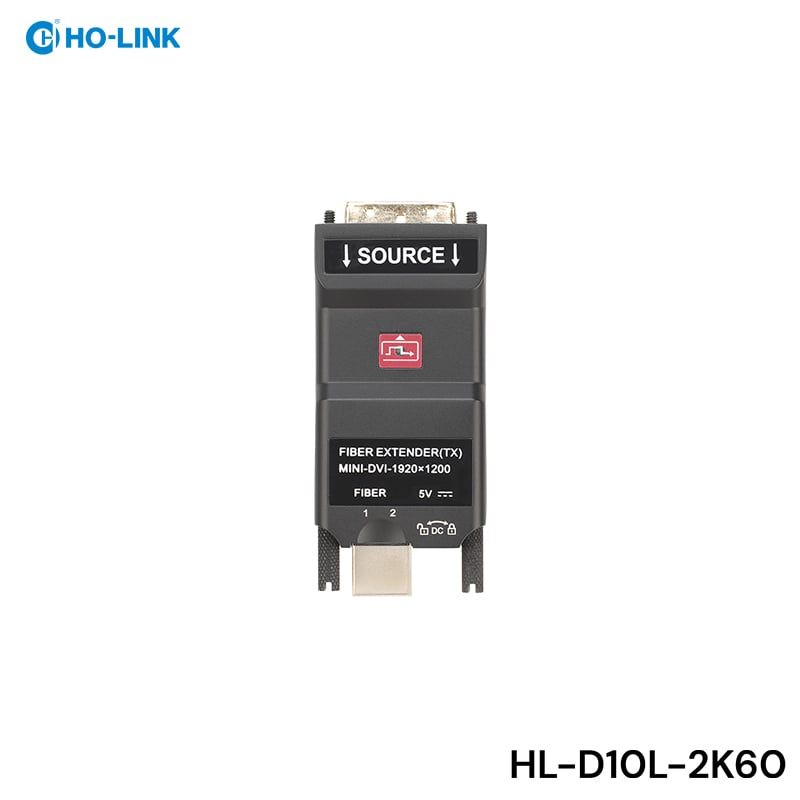 HL-D10L-2K60 bộ chuyển đổi DVI sang quang mini HO-LINK