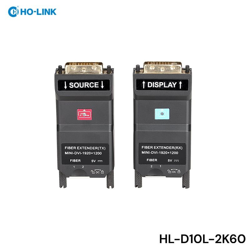HL-D10L-2K60 bộ chuyển đổi DVI sang quang mini HO-LINK