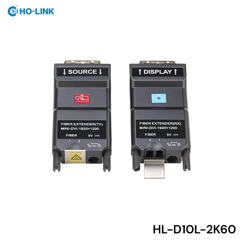 HL-D10L-2K60 bộ chuyển đổi DVI sang quang mini HO-LINK