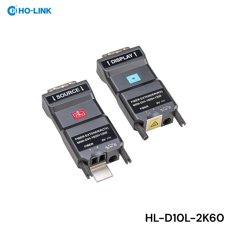 HL-D10L-2K60 bộ chuyển đổi DVI sang quang mini HO-LINK