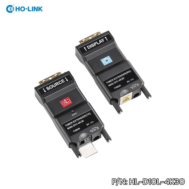 HL-D10L-4K30 bộ chuyển đổi DVI sang quang mini HO-LINK