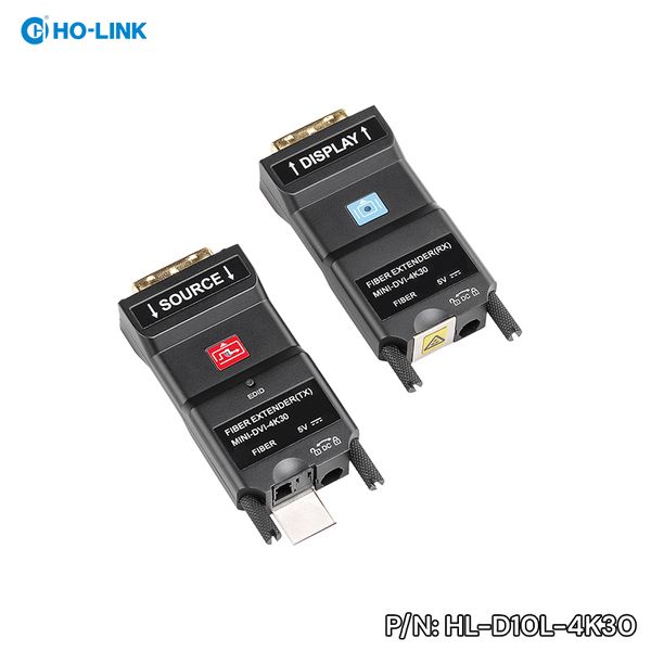  HL-D10L-4K30 bộ chuyển đổi DVI sang quang mini HO-LINK 