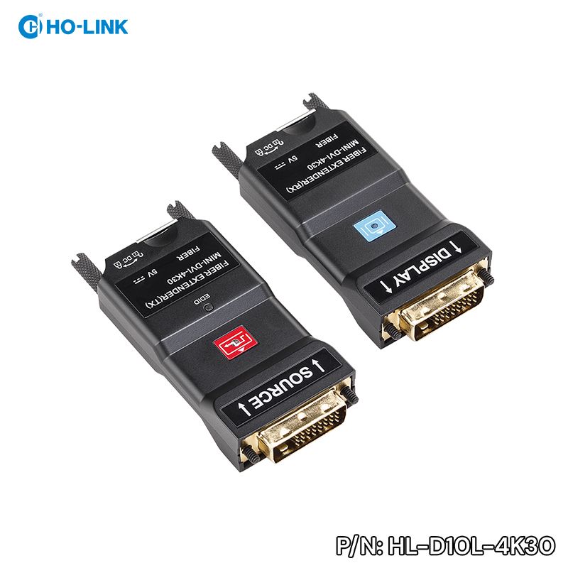 HL-D10L-4K30 bộ chuyển đổi DVI sang quang mini HO-LINK