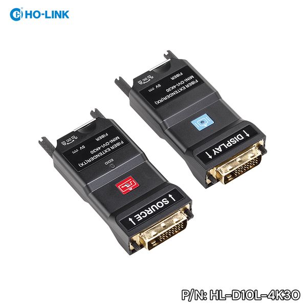  HL-D10L-4K30 bộ chuyển đổi DVI sang quang mini HO-LINK 