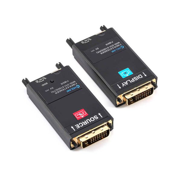  HL-D10L-4K60 bộ chuyển đổi DVI sang quang mini HO-LINK 