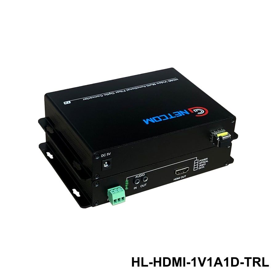 Bộ chuyển đổi HDMI sang quang GNETCOM HL-HDMI-1V1D1A-TRL