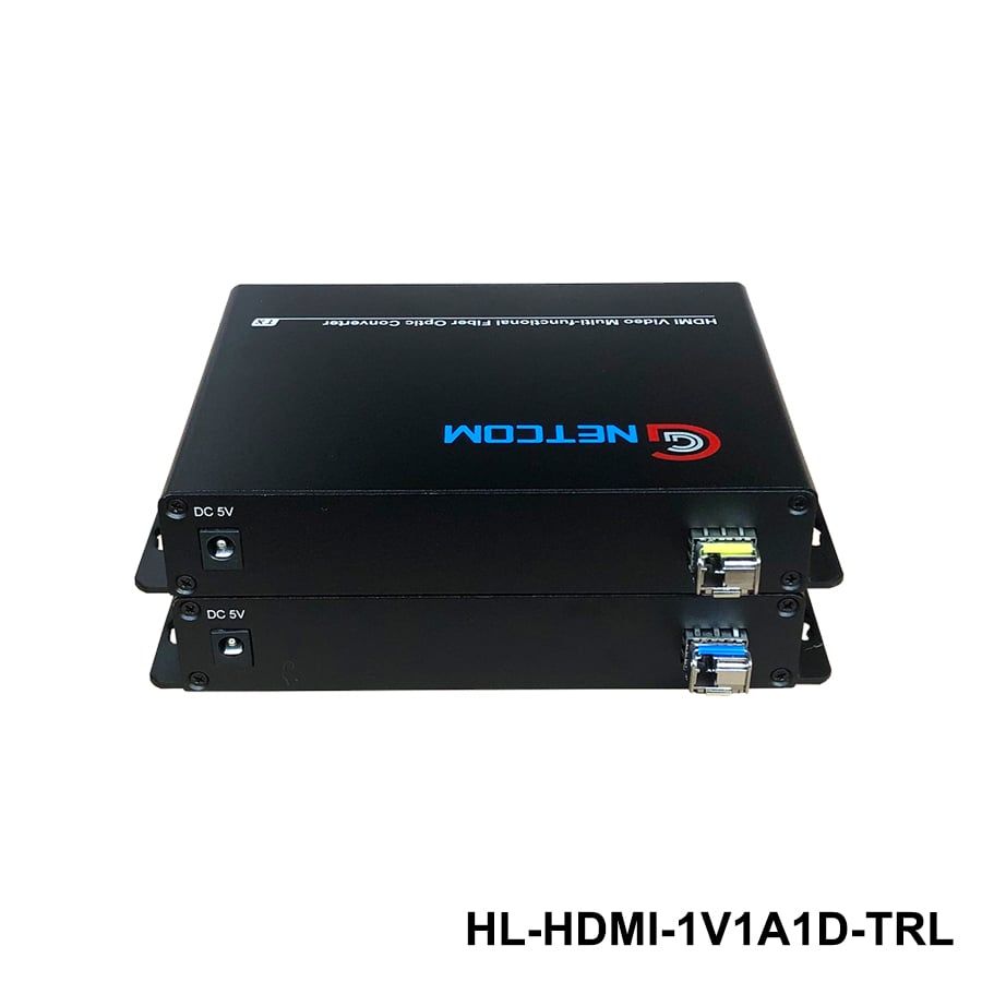 Bộ chuyển đổi HDMI sang quang GNETCOM HL-HDMI-1V1D1A-TRL