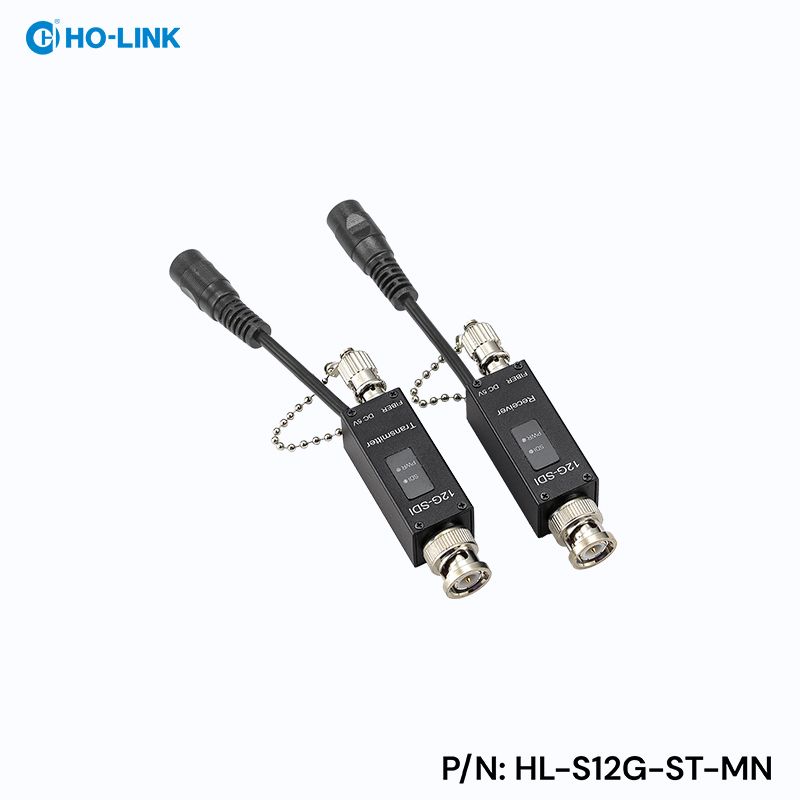 Bộ chuyển đổi 12G SDI qua quang mini cổng ST HO-LINK HL-S12G-ST-MN