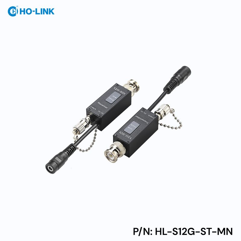 Bộ chuyển đổi 12G SDI qua quang mini cổng ST HO-LINK HL-S12G-ST-MN