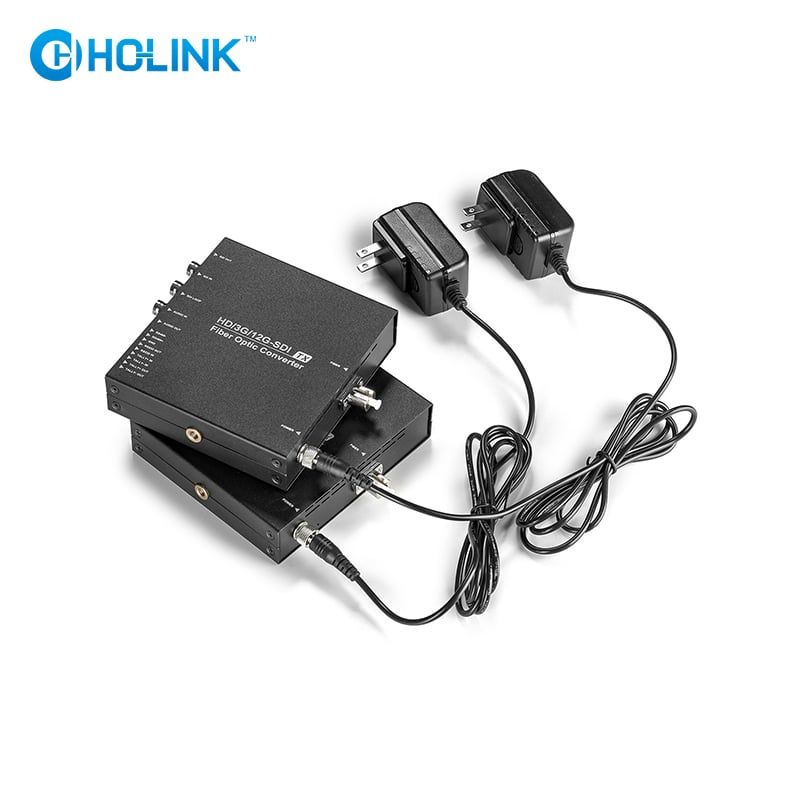 Bộ chuyển đổi 12G-SDI 1 kênh 2 chiều chuẩn công nghiệp HO-LINK