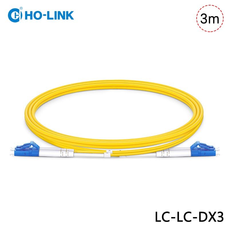 Dây nhảy quang LC-LC/UPC-SM-DX-3.0mm-G652D-PVC
