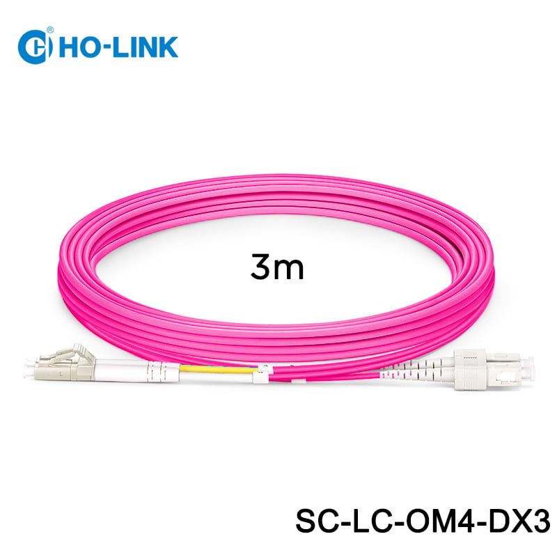 Dây nhảy quang SC-LC/UPC-MM-DX-2.0mm-OM4