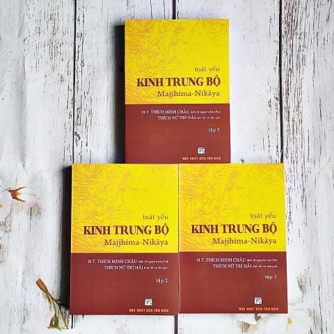  Toát Yếu Kinh Trung Bộ (Bộ 3 quyển) 