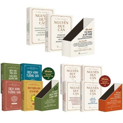  Bộ Sách Tinh Hoa Thu Giang Nguyễn Duy Cần (10 quyển) - Có hộp 
