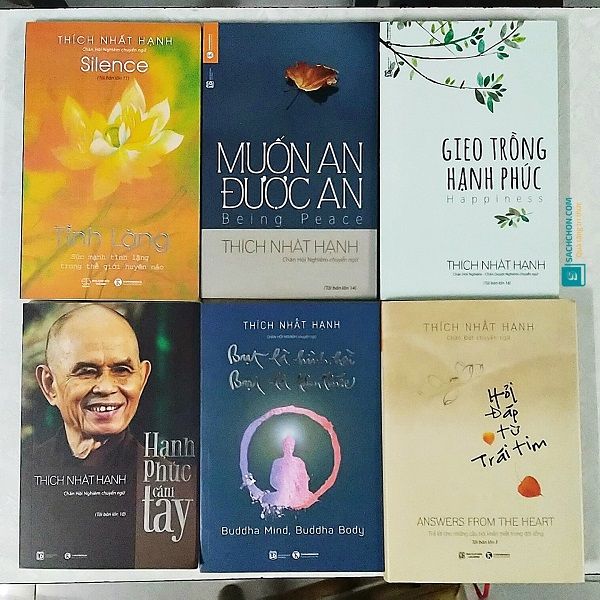  6 quyển sách của Sư Ông Thích Nhất Hạnh để Bình An, Hạnh Phúc 