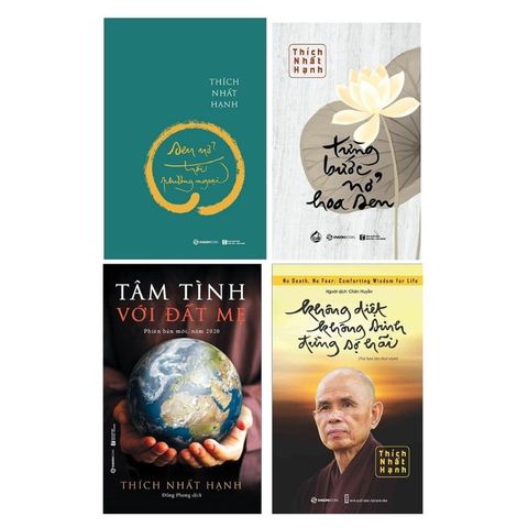  4 quyển sách của Sư Ông Thích Nhất Hạnh 