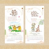  Bộ Lịch Thư Pháp Làng Mai 2025 - Ý Thức Em Mặt Trời Tỏ Rạng 