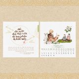  Bộ Lịch Thư Pháp Làng Mai 2025 - Ý Thức Em Mặt Trời Tỏ Rạng 