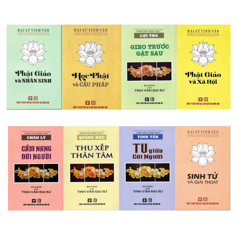  Tuyển Tập Sách Của Đại sư Tinh Vân (Bộ 8 cuốn) 