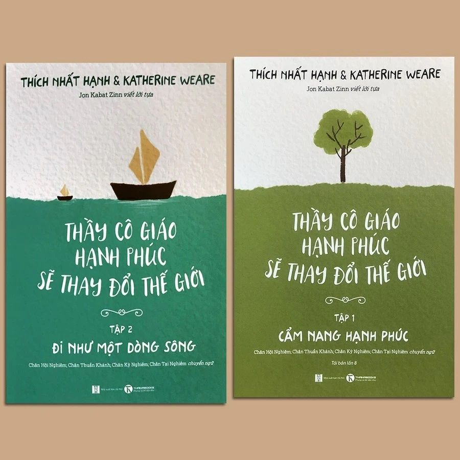  Sách Combo Thầy cô giáo hạnh phúc sẽ thay đổi thế giới (bộ 2 quyển) 