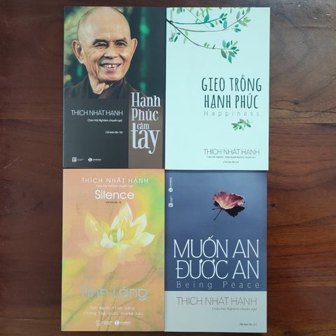  Bộ Gieo Trồng Hạnh Phúc - Thích Nhất Hạnh (4 quyển, có hộp) 