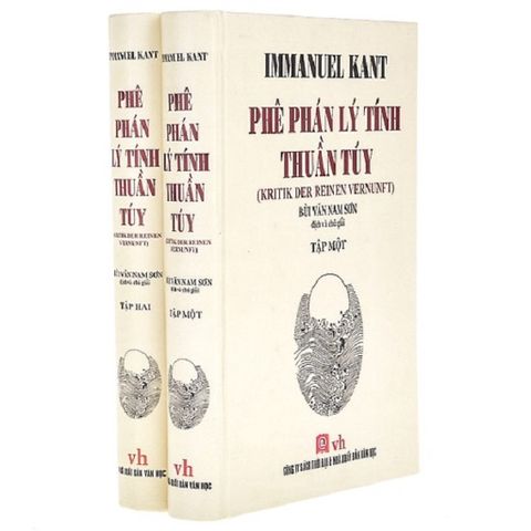  Phê phán lý tính thuần túy (trọn bộ 2 tập) 