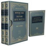  Đại Nam Quấc Âm Tự Vị (Bộ 2 Tập) + Tặng quyển Huỳnh Tịnh Của Và Công Trình Biên Soạn Bộ Đại Nam Quấc Âm Tự Vị 