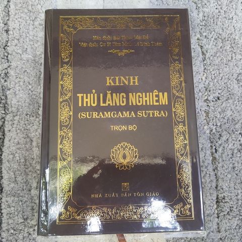 Kinh Thủ Lăng Nghiêm (Bìa cứng) 