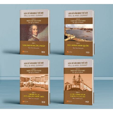  Lịch Sử Văn Minh Thế Giới - Phần IX: Thời Đại Voltaire (Bộ 4 tập) 