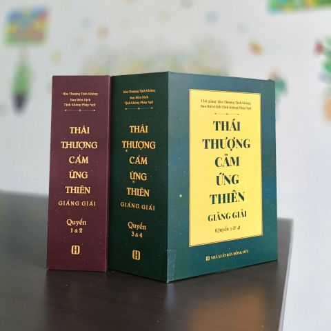  Thái Thượng Cảm Ứng Thiên Giảng Giải - HT Tịnh Không (2 hộp gồm 4 quyển bìa cứng) 