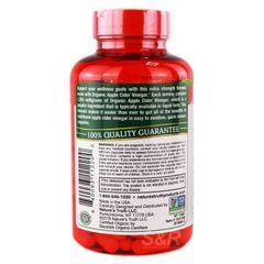 Apple Cider Vinegar 1200mg Nature's Truth 180 Viên - Viên Giấm Táo Hữu Cơ