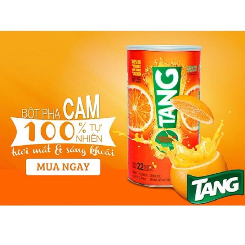 Tang Orange - Bột Pha Nước Cam Bổ Sung Vitamin C