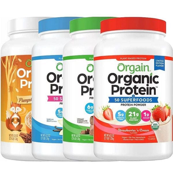 Orgain Organic Protein Powder Superfoods 1220g - Bột Đạm Thực Vật Hữu Cơ