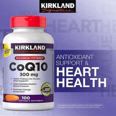Kirkland CoQ10 300mg - Viên Uống Hỗ Trợ Tim Mạch