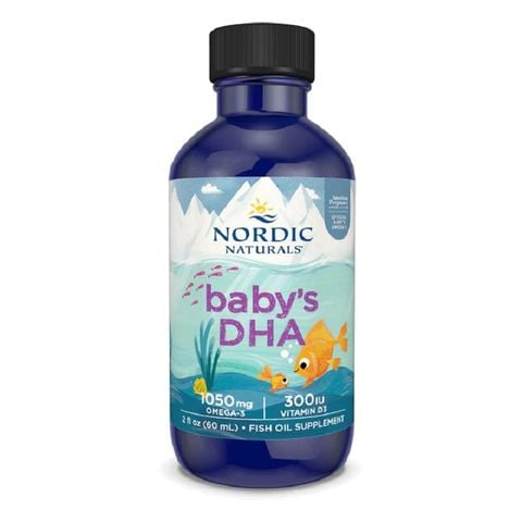 Nordic Naturals Baby’s DHA Omega 3 With Vitamin D3 - Bổ Sung DHA Cho Bé Dưới 1 Tuổi