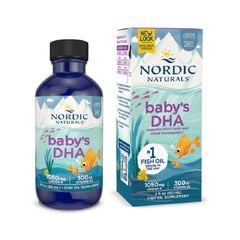 Nordic Naturals Baby’s DHA Omega 3 With Vitamin D3 - Bổ Sung DHA Cho Bé Dưới 1 Tuổi