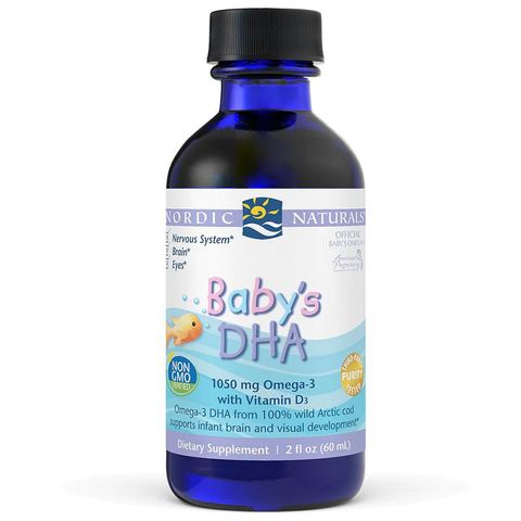 Nordic Naturals Baby’s DHA Omega 3 With Vitamin D3 - Bổ Sung DHA Cho Bé Dưới 1 Tuổi