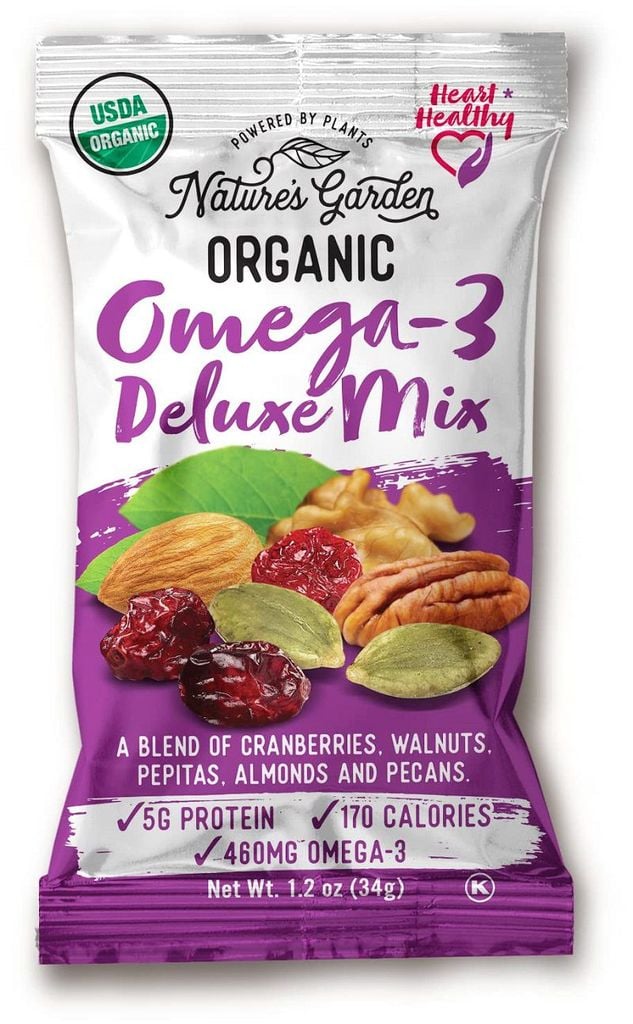 Organic Trail Mix Snack Pack 24 Túi - Hạt Trái Cây Sấy Khô Hữu Cơ Tổng Hợp