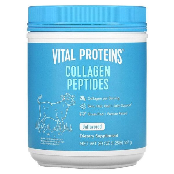 Vital Proteins Collagen Peptides Unflavored 567g - Bột Collagen Thủy Phân