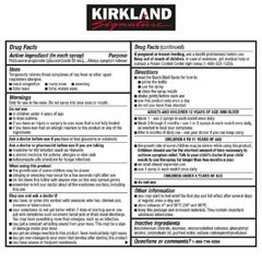 Kirkland Aller-Flo - Thuốc Xịt Hỗ Trợ Điều Trị Viêm Xoang, Viêm Mũi Dị Ứng