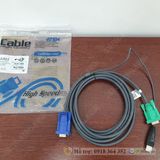  2L-5203U | Cáp tín hiệu cho thiết bị Aten 3M USB KVM Cable with 3 in 1 SPHD 